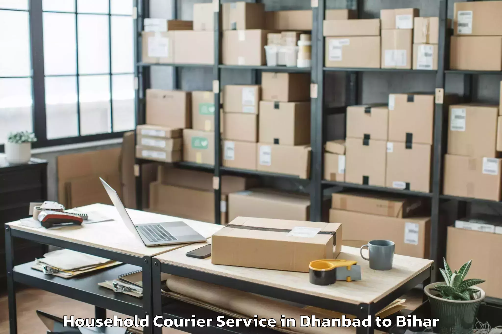 Book Your Dhanbad to Munger Household Courier Today